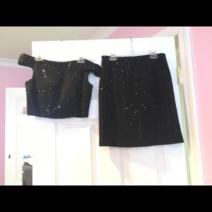 Off the shoulder prom dress